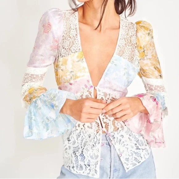 LoveShackFancy Set (Skirt and Blouse) - Picture 11 of 14